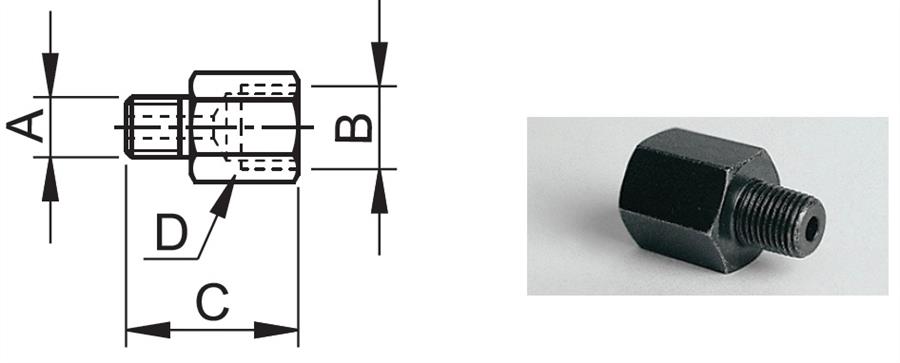 EUROPRESS Réducteur 3/8" NPT - 1/4" NPT